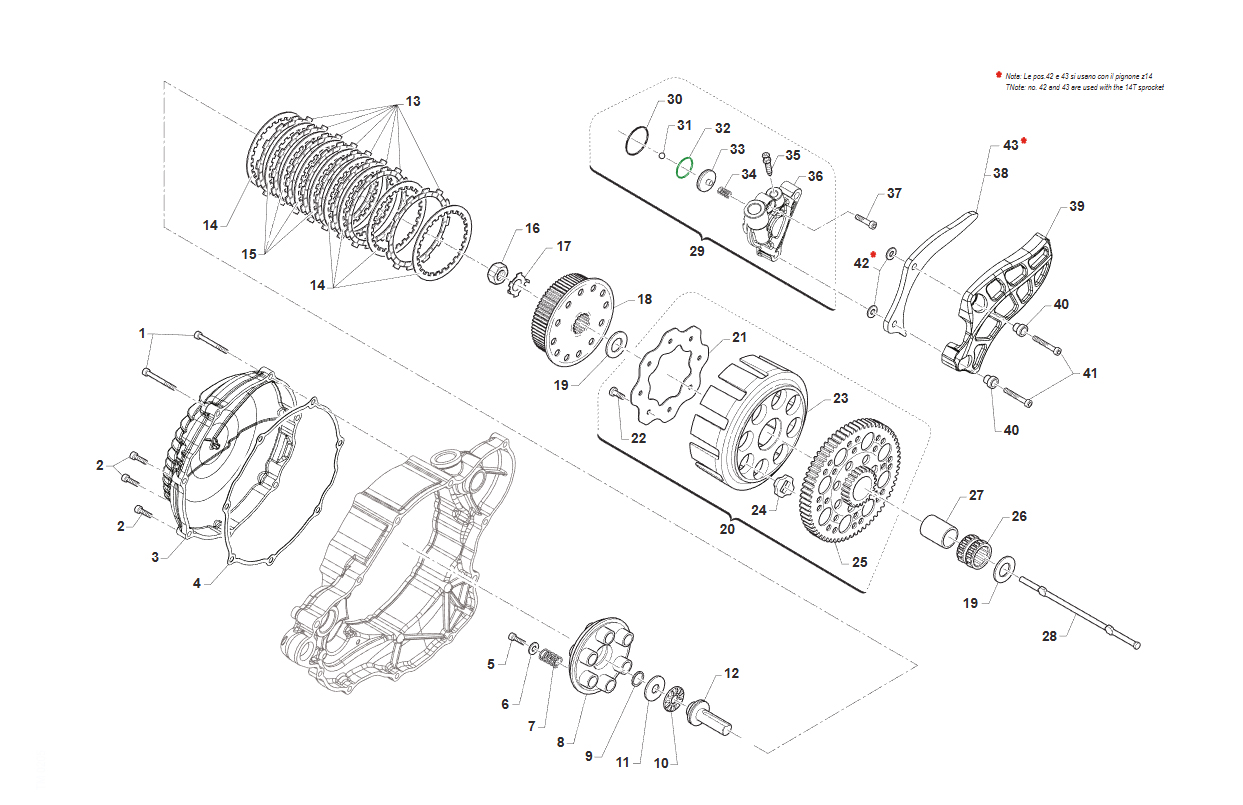 2T 250/300 EN/FI EN/FI SMR 2026 - MOTOR - EMBRAGUE STANDARD